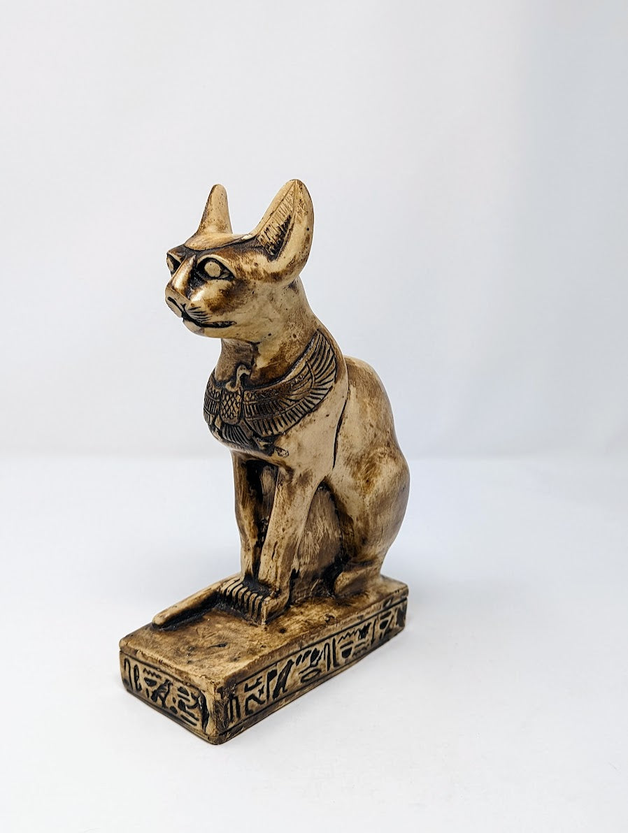 Vintage Cat Statue  Ancient Egyptian Cat Goddess Bastet (Austin