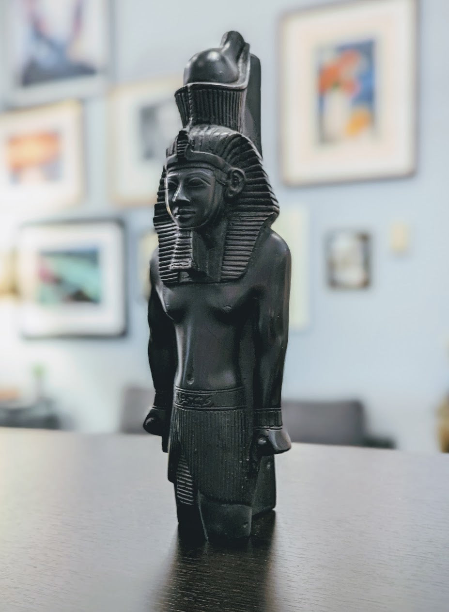 Vintage Egyptian Pharaoh Statue | King Ramesses II